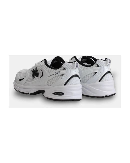 New Balance Weiße sneakers 530 modell in Gray für Herren