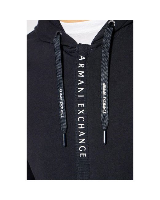 ARMANI EXCHANGE Reißverschluss Durch Hoodie Mit Logo in Blue für Herren