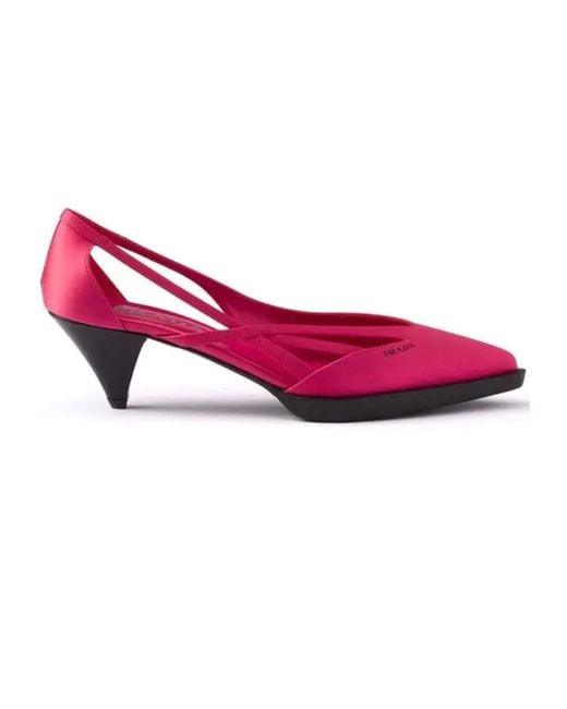 Prada Pumps in het Red
