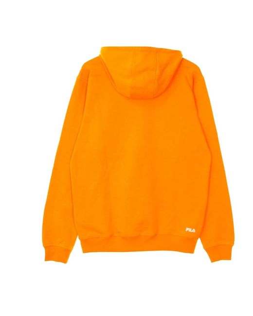 Fila Hoodies & Sweatvesten ,Oranje ,Katoen Flame Kangaroo Hoodie Lange Mouw in het Orange voor heren