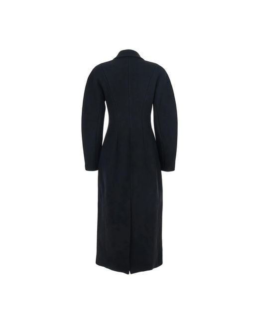 Double-Breasted Coats di Jacquemus in Black