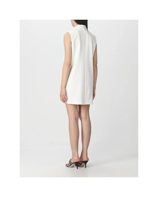 Tommy Hilfiger White Ärmelloses Blazer-Kleid
