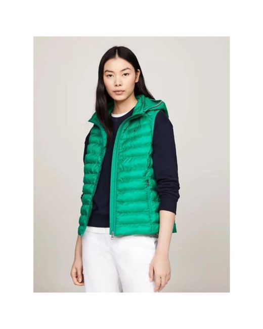 Tommy Hilfiger Green Waistcoats