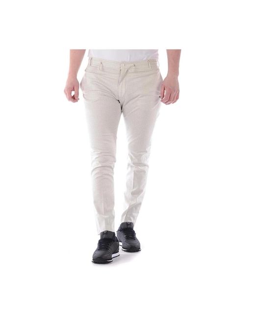 Daniele Alessandrini Pink Slim-Fit Trousers for men