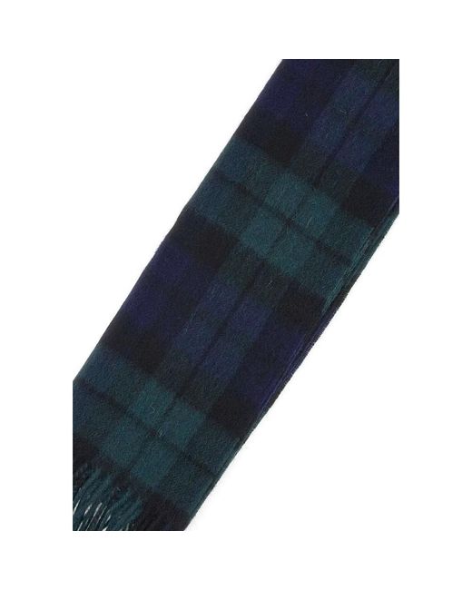 Barbour Blue Winter Scarves for men