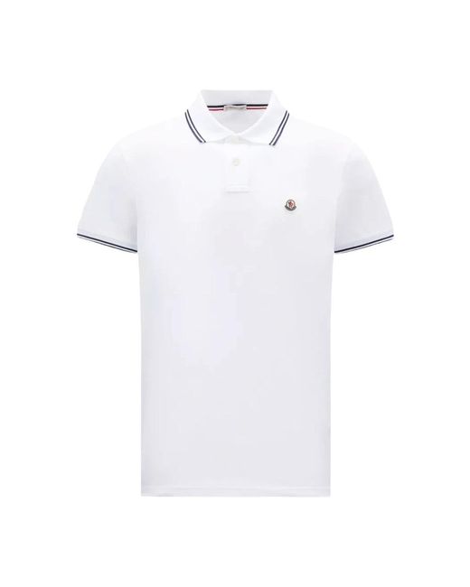 Moncler Stylisches polo-shirt für männer in White für Herren