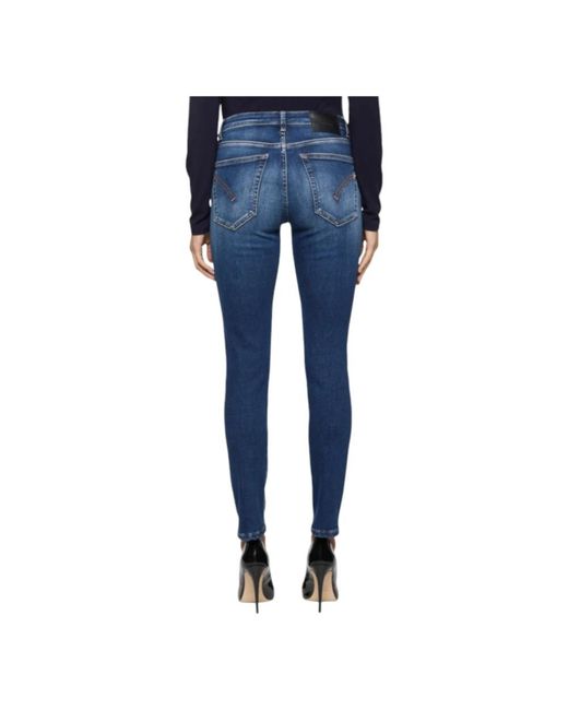 Dondup Blue Skinny Fit Jeans