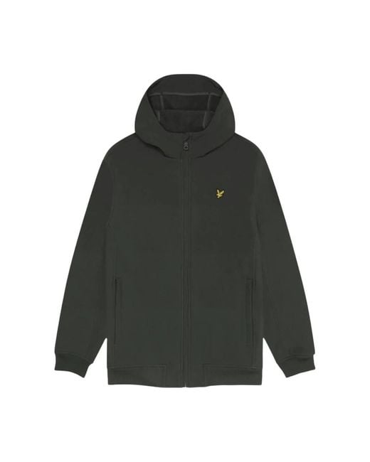 Lyle & Scott Green Zip-Throughs for men