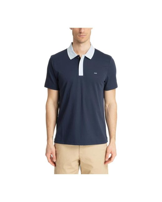 Michael Kors Blue Polo Shirts for men