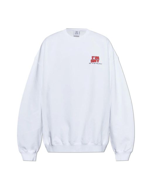 Sweatshirts di Vetements in White da Uomo