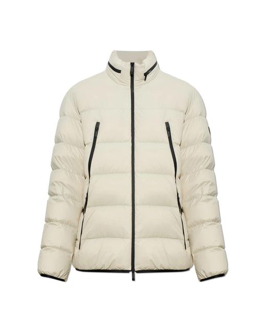 Moncler Jassen ,Satijn Dalalven Down Jacket in het Natural voor heren