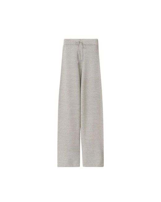 Fabiana Filippi Gray Weite Bein Lurex Strickhose