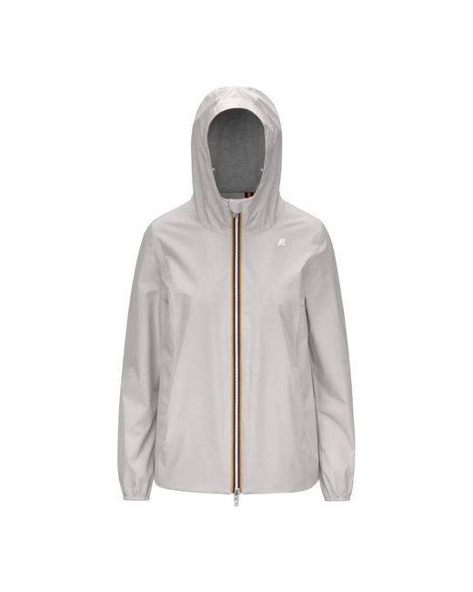 K-Way Gray Light Jackets