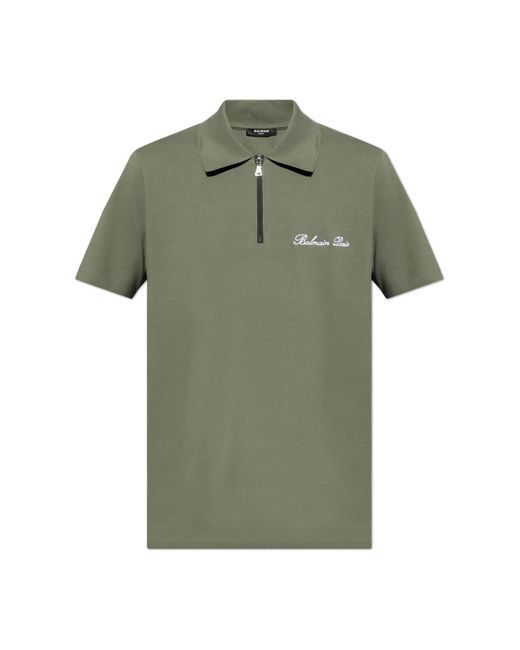 Tops > polo shirts Balmain pour homme en coloris Green