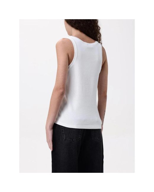 Anine Bing Sleeveless Tops in het White