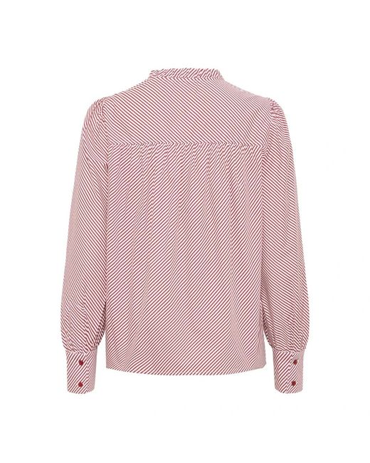 Ichi Pink Cloud Dancer Stripe