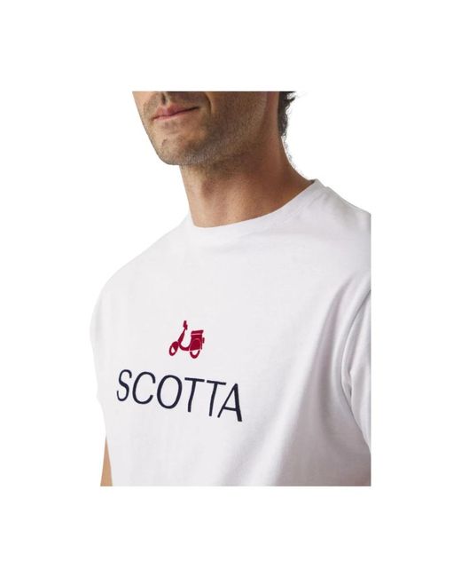Scotta White T-Shirts for men