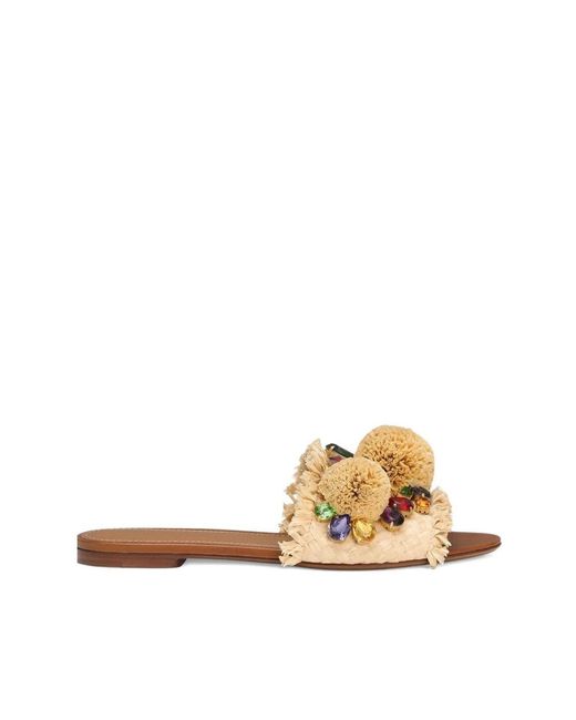 Dolce & Gabbana Natural Sliders