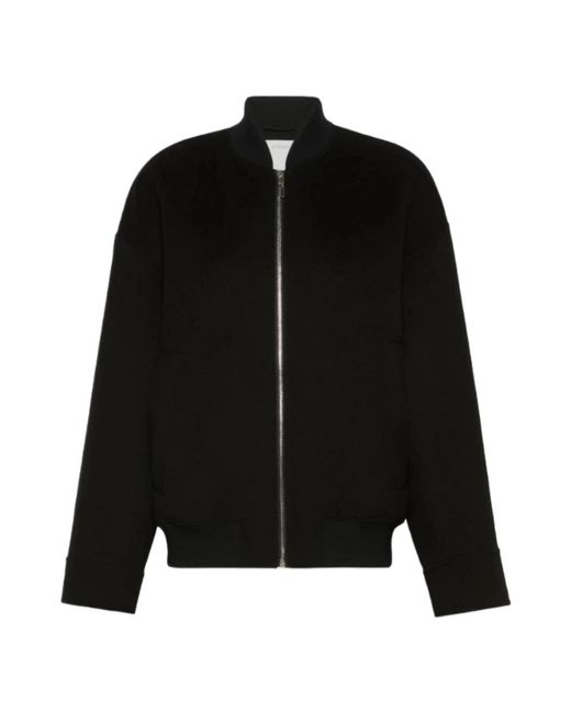 Sportmax Black Bomber Jackets