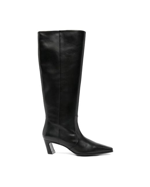 Stuart Weitzman Black Schwarze Damen Stiefeletten