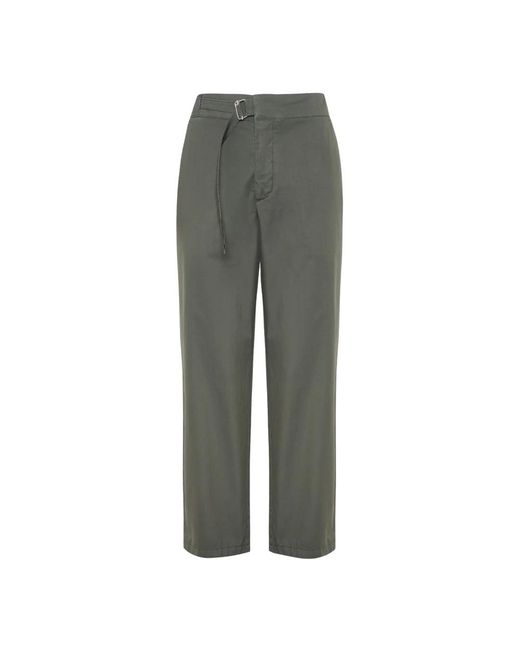 Costumein Gray Cropped Trousers for men