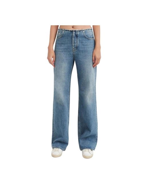 Haikure Blue Straight Fit Jeans