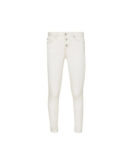 Liu Jo White Skinny Trousers