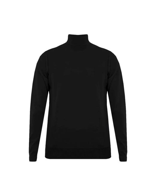 Paolo Pecora Black Turtlenecks for men