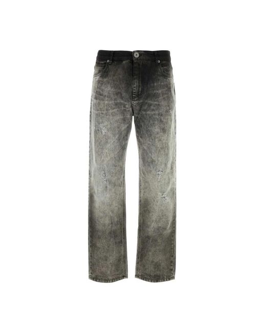 Balmain Graue denim jeans - stilvoll und trendig in Gray für Herren