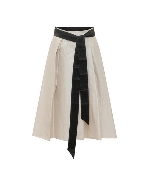 Max Mara Brown Midi Skirts