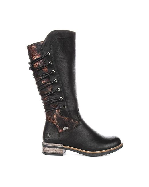 Rieker Black High Boots