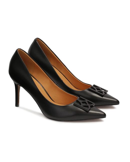 Kazar Black Schwarze Stilettos Mit Modischer Verzierung An Der Spitze