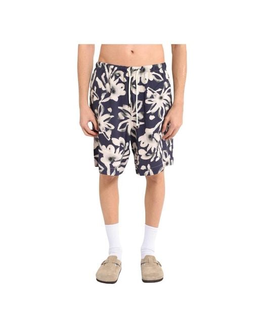 Laneus Blue Casual Shorts for men
