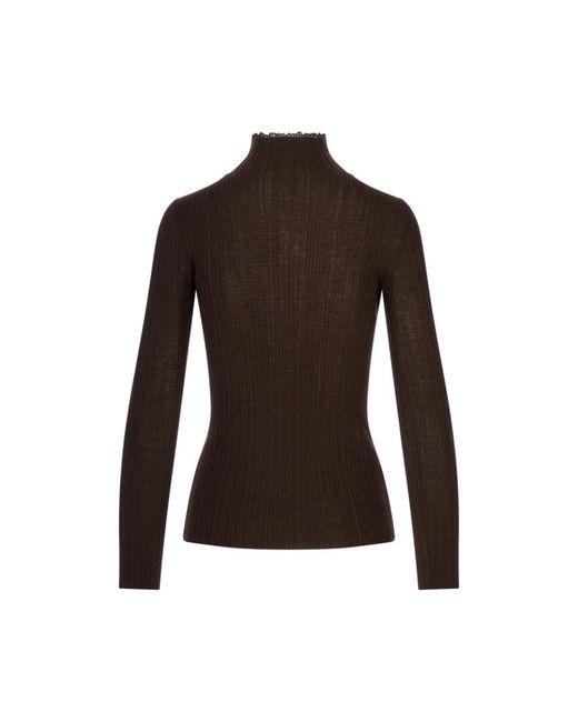 Agnona Brown Turtlenecks