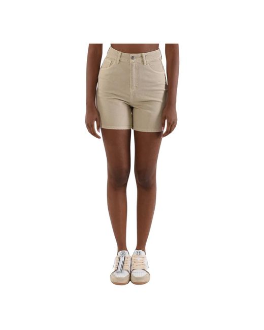 Shorts bermuda in denim con zip di hinnominate in Natural