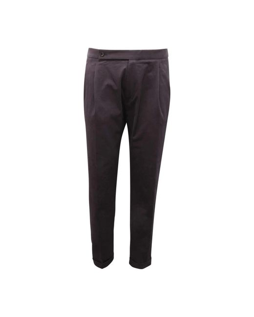 BERWICK  1707 Broek Met Omgeslagen Zoom in het Blue voor heren