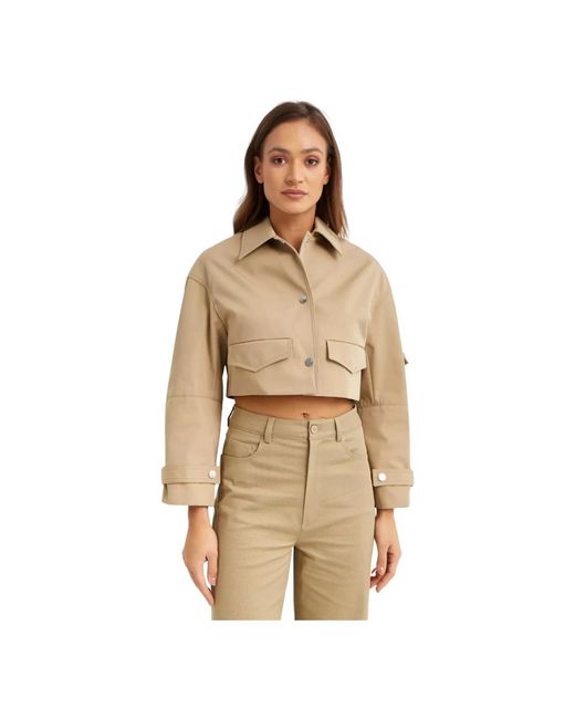 Nanushka Natural Light Jackets
