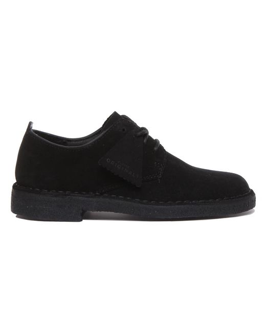 Clarks Black Laced Shoes