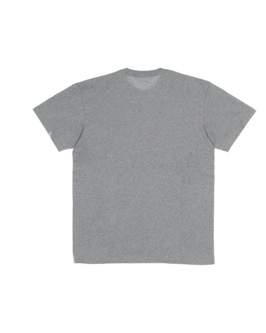 Carhartt T-Shirt Met Korte Mouwen En Ronde Hals in het Gray voor heren