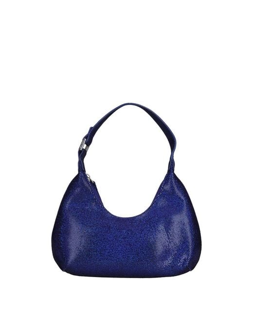 By Far Blue Shoulder Bags
