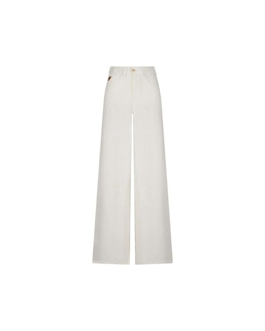 Lois White Wide Jeans