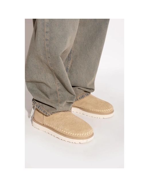 Ugg Schoenen ,Sneeuwlaarzen Klassiek Ultra Mini Biarritz in het Natural