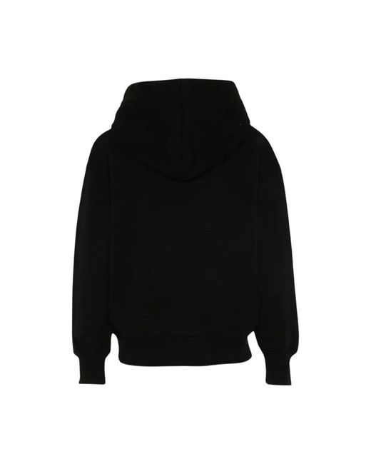 Palm Angels Black Hoodies for men
