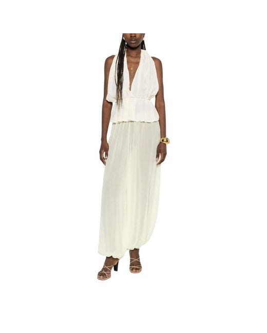 Frankie Shop Yellow Tapered Trousers