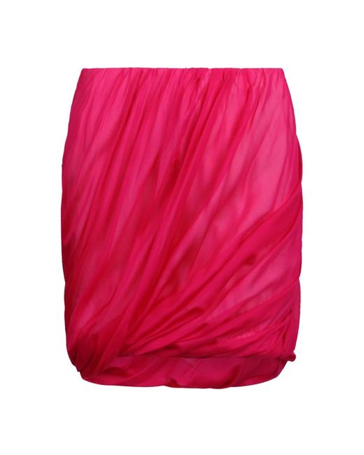 Helmut Lang Pink Short Skirts