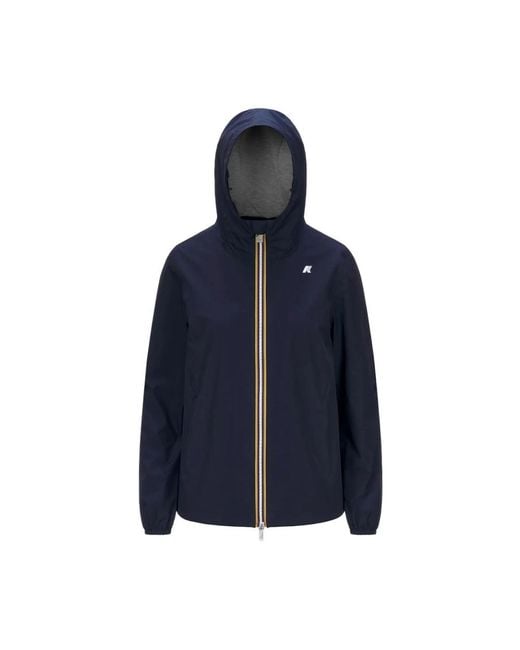Light Jackets K-Way en coloris Blue