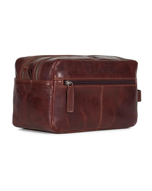 Howard London Red Toilet Bags for men