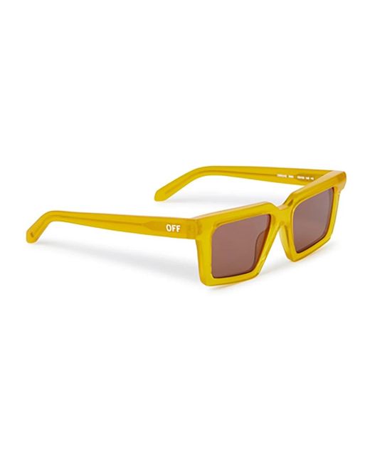 Off-White c/o Virgil Abloh Yellow Sunglasses