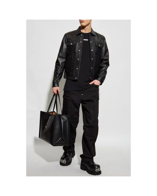 Leather Jackets DSquared² pour homme en coloris Black