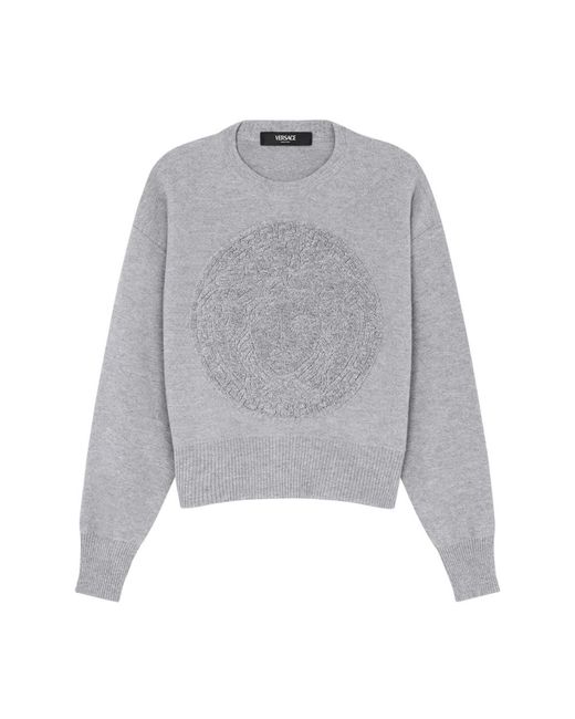 Sweatshirts & hoodies > sweatshirts Versace en coloris Gray